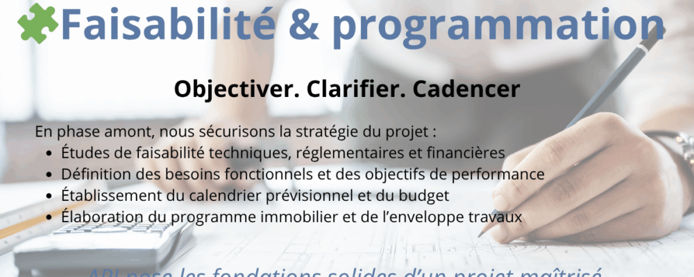 faisabilité programmation